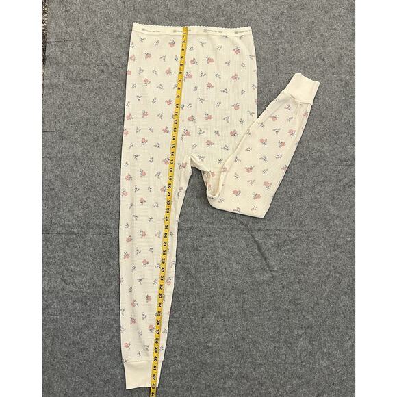 Vintage 1990s Hanes Her Way Thermal‎ Wear 2XL Floral Bottom Style TH20H3 - Picture 3 of 5